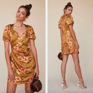 Floral Puff Sleeve Dress